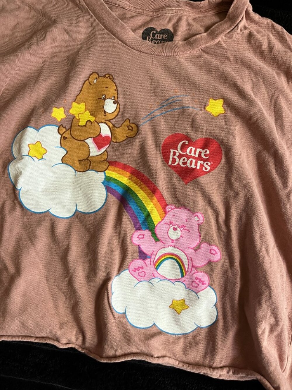 Care Bears Cropped Graphic T-shirt